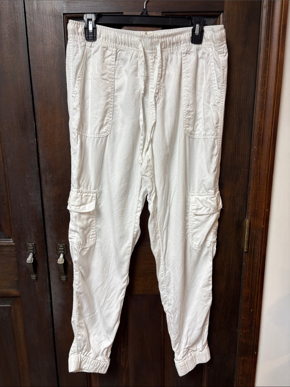 EUC Sz M C&C California White Cargo Joggers